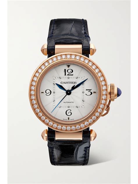 rose gold cartier watches|18 karat gold cartier watch.